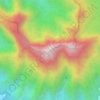 Gunung Burangrang topographic map, elevation, terrain