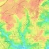 Country Club North topographic map, elevation, terrain