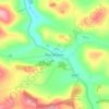 Muir of Fowlis topographic map, elevation, terrain