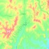 白马石乡 topographic map, elevation, terrain