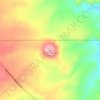 Fossil Butte topographic map, elevation, terrain