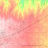 Carson County topographic map, elevation, terrain