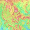 Derwent Valley topographic map, elevation, terrain