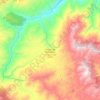 Zouaiat sidi Abdelkader topographic map, elevation, terrain