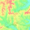 Adamsville topographic map, elevation, terrain