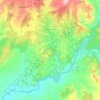 Albendea topographic map, elevation, terrain