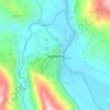 Tepelena topographic map, elevation, terrain