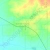 Delavan topographic map, elevation, terrain