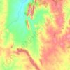 Murringo topographic map, elevation, terrain