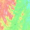 Iguaí topographic map, elevation, terrain