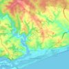 Lakes Entrance topographic map, elevation, terrain