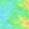 Culiat topographic map, elevation, terrain