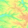 Покровська міська громада topographic map, elevation, terrain