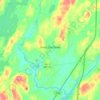 West Gardiner topographic map, elevation, terrain