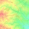 Madhupur topographic map, elevation, terrain
