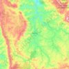 Itabirito topographic map, elevation, terrain