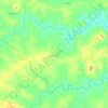 Koba topographic map, elevation, terrain