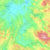 Bigadiç topographic map, elevation, terrain