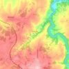 Baraize topographic map, elevation, terrain
