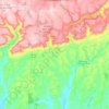 Fairmount Township topographic map, elevation, terrain