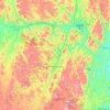 Manoel Vitorino topographic map, elevation, terrain