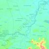 Merapi Barat topographic map, elevation, terrain