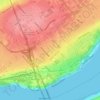 Saint-Louis topographic map, elevation, terrain