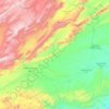 Todra topographic map, elevation, terrain