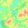 Galax topographic map, elevation, terrain