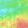 Theillay topographic map, elevation, terrain