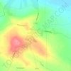 Garristown topographic map, elevation, terrain