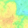 Murfreesboro topographic map, elevation, terrain