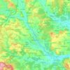 Dinkelsbühl topographic map, elevation, terrain