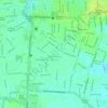 South Tangkerang Subdistrict topographic map, elevation, terrain