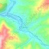 Librazhd topographic map, elevation, terrain