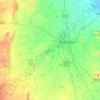 Anantapur topographic map, elevation, terrain