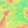 Повалихинское сельское поселение topographic map, elevation, terrain