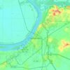 Henderson topographic map, elevation, terrain