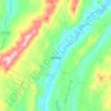 Albany topographic map, elevation, terrain