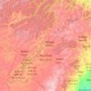 Hulunbuir topographic map, elevation, terrain