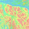 Area D (Nimpkish Valley/Cormorant Island) topographic map, elevation, terrain