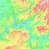 Quiroga topographic map, elevation, terrain