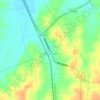 Bardwell topographic map, elevation, terrain
