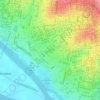 Mbachió II topographic map, elevation, terrain
