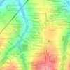Jardim Tropical topographic map, elevation, terrain