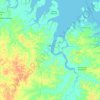 Turiaçu topographic map, elevation, terrain