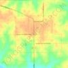 Delta topographic map, elevation, terrain