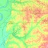 DeSoto County topographic map, elevation, terrain