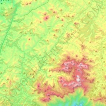 Vale de Bonsucesso topographic map, elevation, terrain