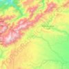 caïdat de Ighrem N'Ougdal topographic map, elevation, terrain
